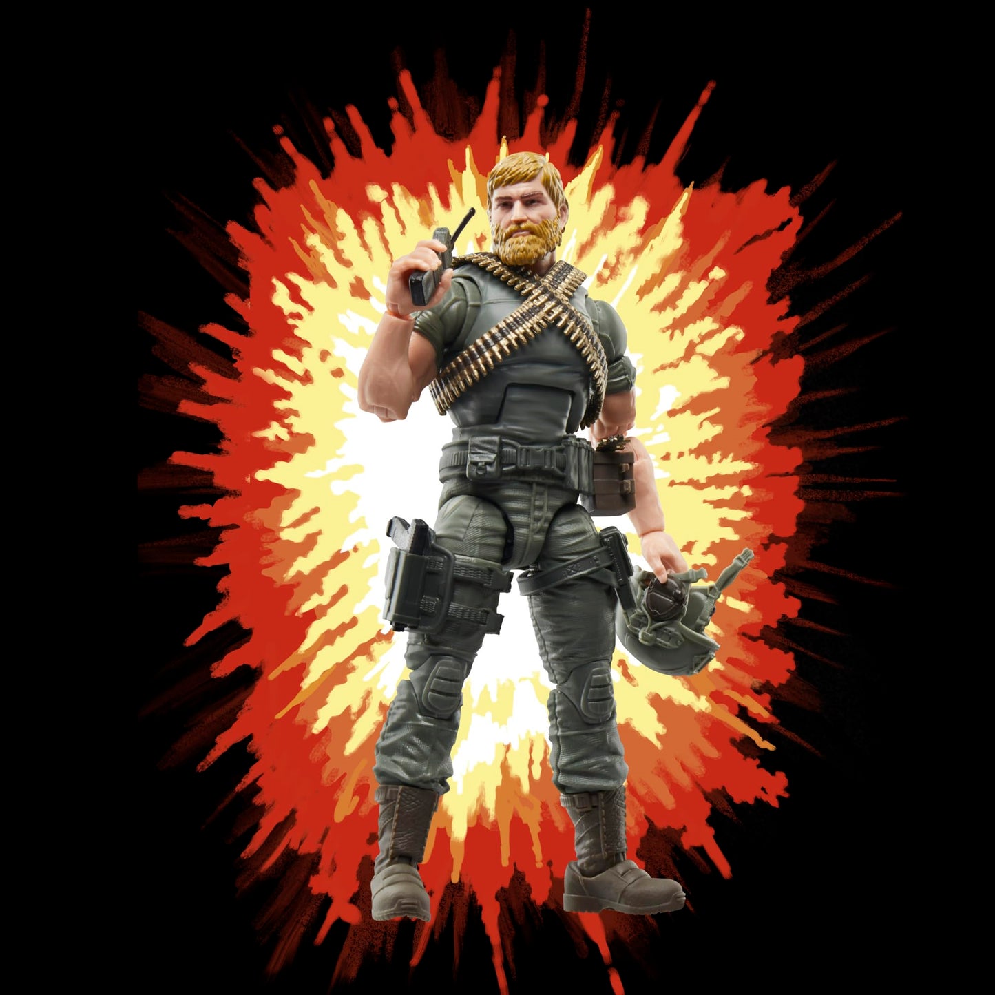 G.I. Joe Classified Series: Rock 'N Roll McConnel 6-Inch Action Figure with 9 Accessories | Retro Cardback