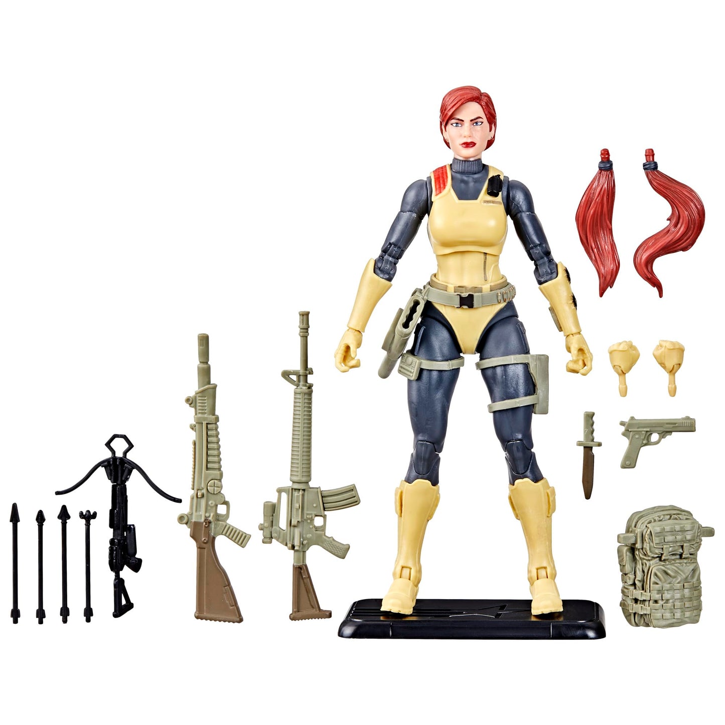 G.I. Joe Classified Series Scarlett 6-Inch Figure – Retro Cardback with 17 Accessories