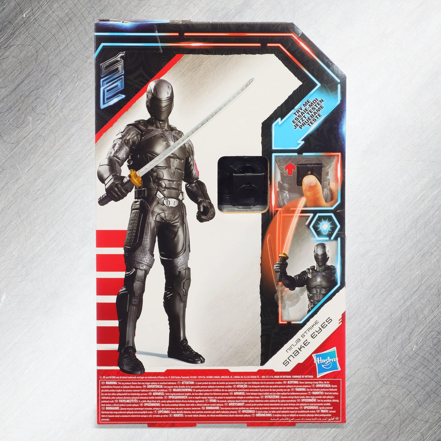 Snake Eyes: G.I. Joe Origins Ninja Strike 12-Inch Action Figure – Collectible Toy for Kids 4+