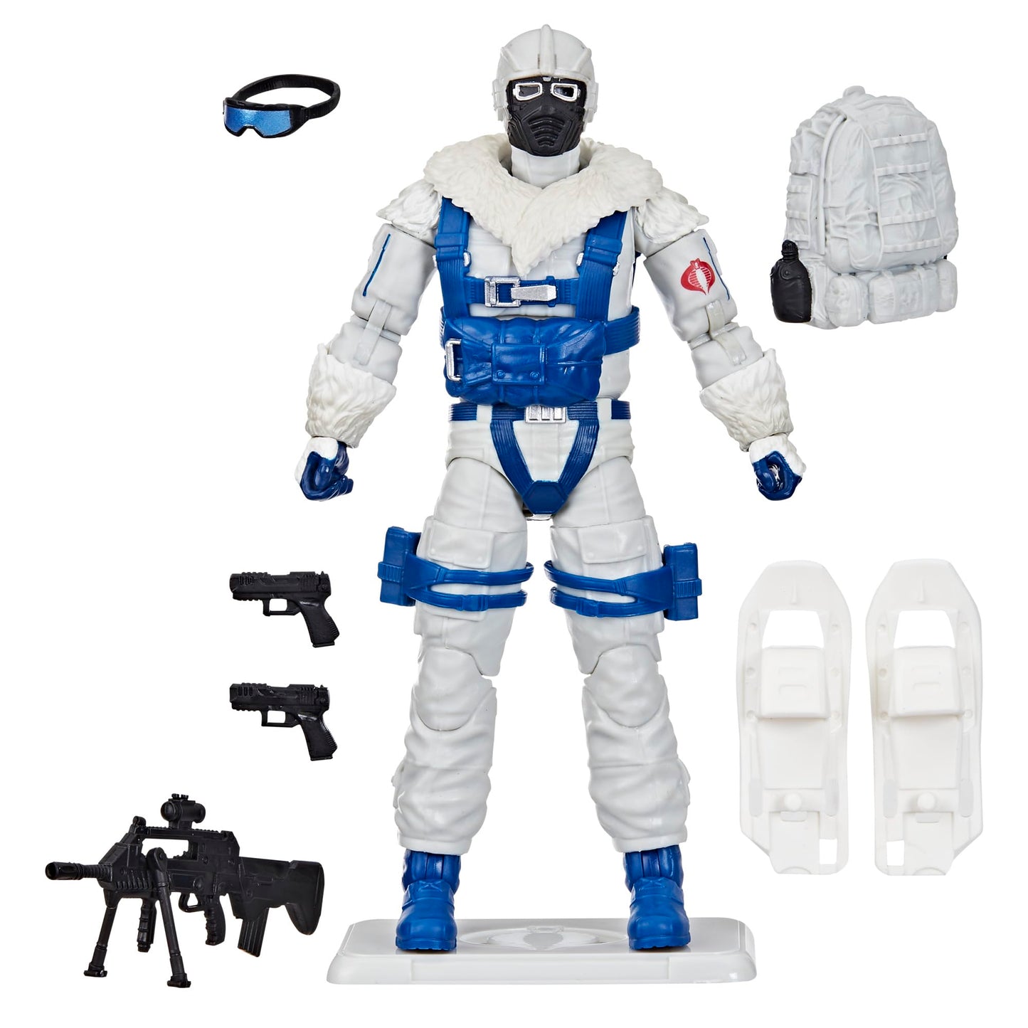 G.I. Joe Classified Snow Serpent 6-Inch Action Figure — 8 Accessories, Retro Cardback