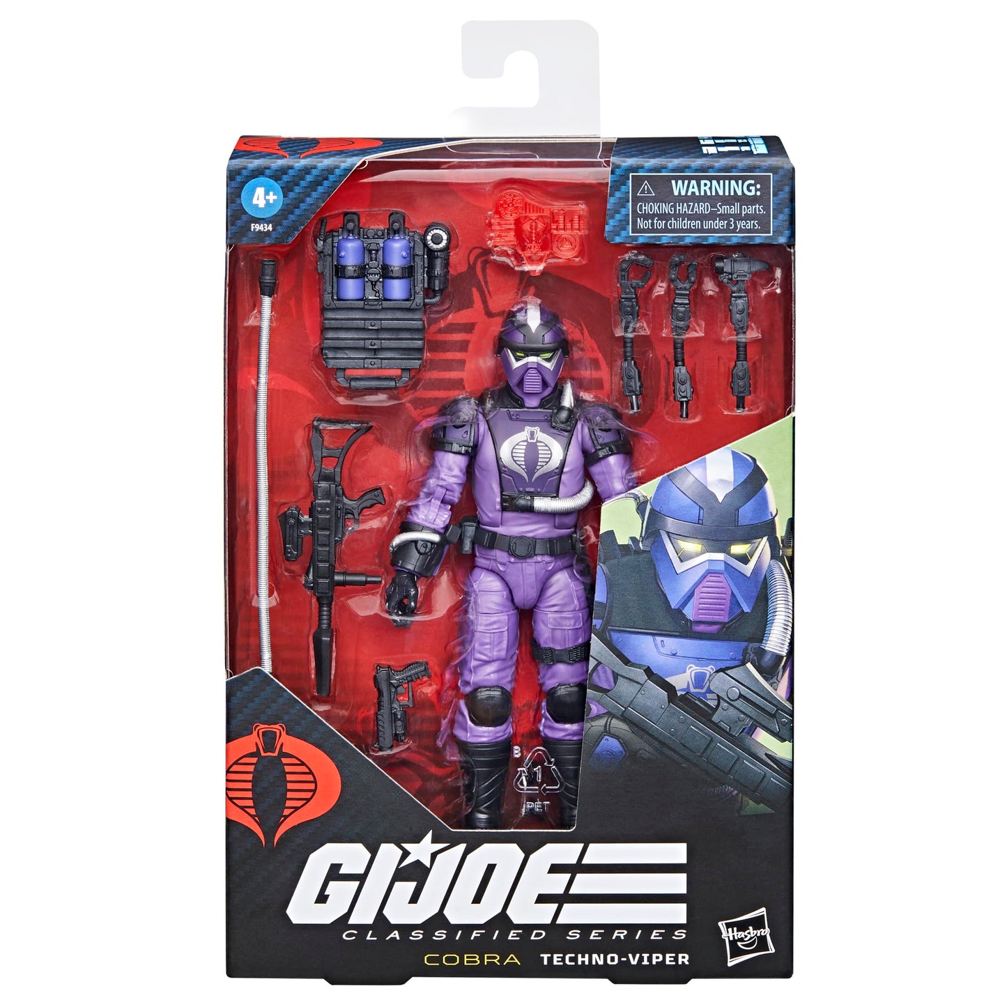 G.I. Joe Classified Series Techno-Viper 6-Inch Action Figure with 8 Accessories