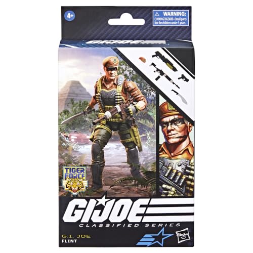 G.I. Joe Classified Tiger Force Flint – 6-Inch Action Figure with 6 Accessories