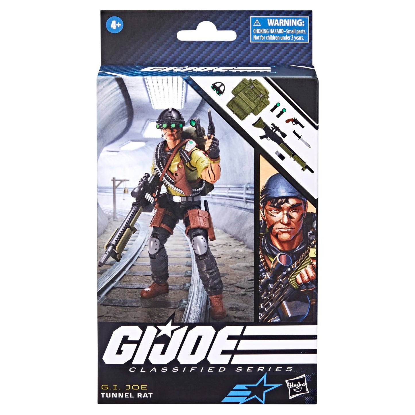 G.I. Joe Classified Series Tunnel Rat – 6-Inch Action Figure with 9 Accessories