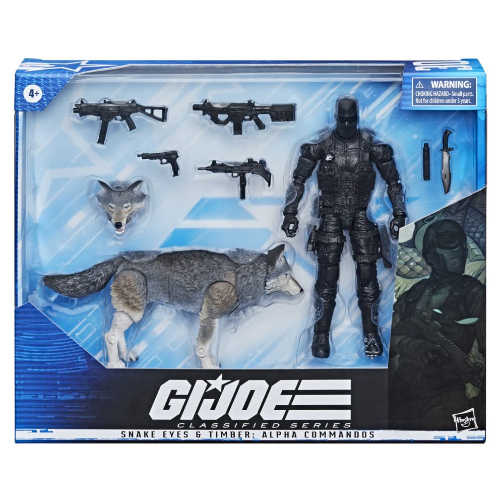 G.I. Joe Classified Series Snake Eyes & Timber: Alpha Commandos – 6-Inch Premium Collectible Figures