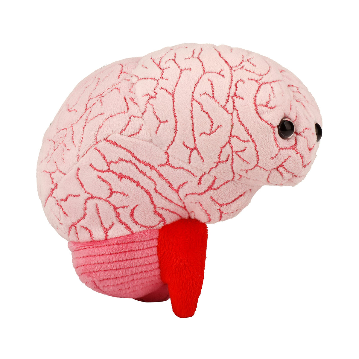 GIANT MICROBES Brain Plush — Huggable Brain Model for Medical Students & Neurology Gifts