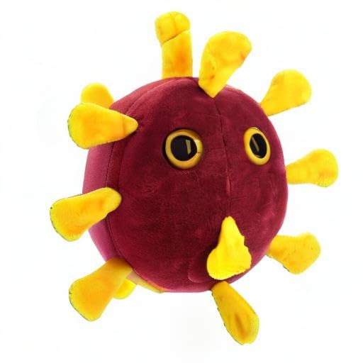 GIANT MICROBES COVID Plush — 6-Inch Educational Coronavirus Plush for Classrooms & Gifts