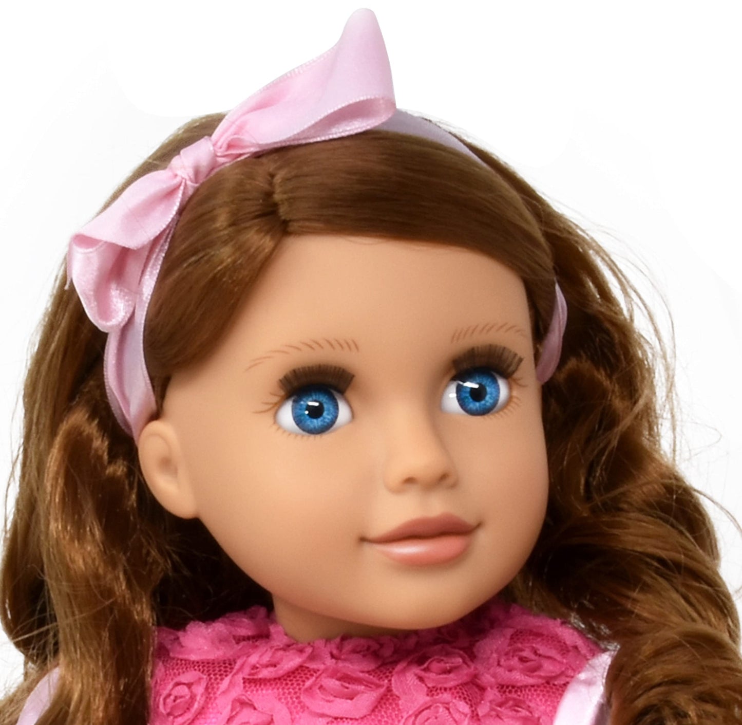 Gift Boutique 18-Inch Girl Doll – Fashion Doll with Fine Hair, Pink Shoes & Accessories