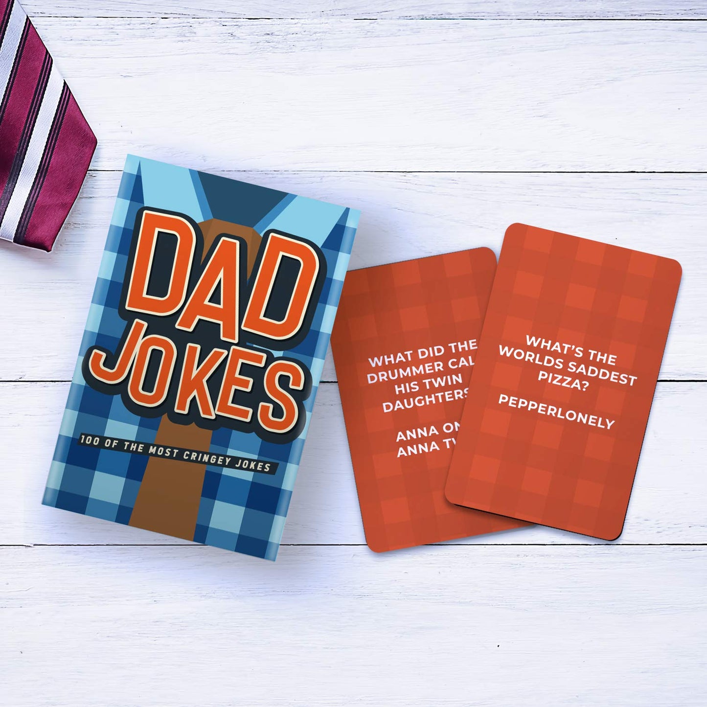 Gift Republic Dad Jokes – 100 Hilarious Cards for Father’s Day, Birthdays & Christmas