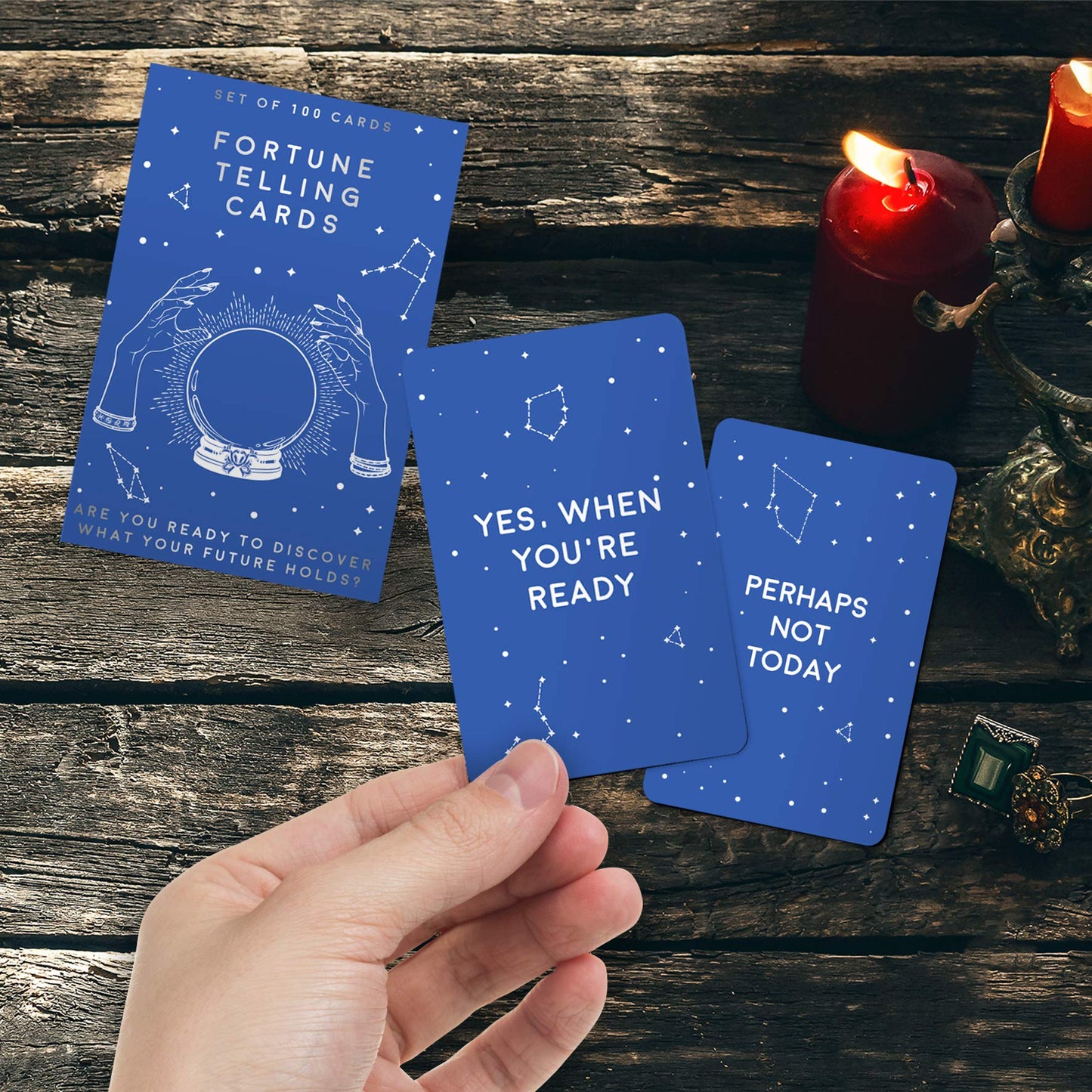 Gift Republic GR490090 Fortune Telling Cards – 100-Card Deck for Beginners
