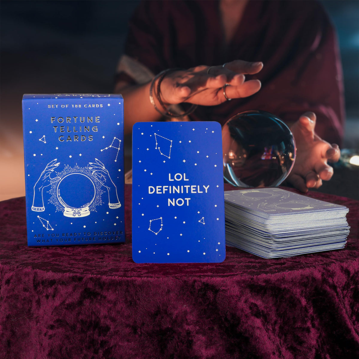 Gift Republic GR490090 Fortune Telling Cards – 100-Card Deck for Beginners