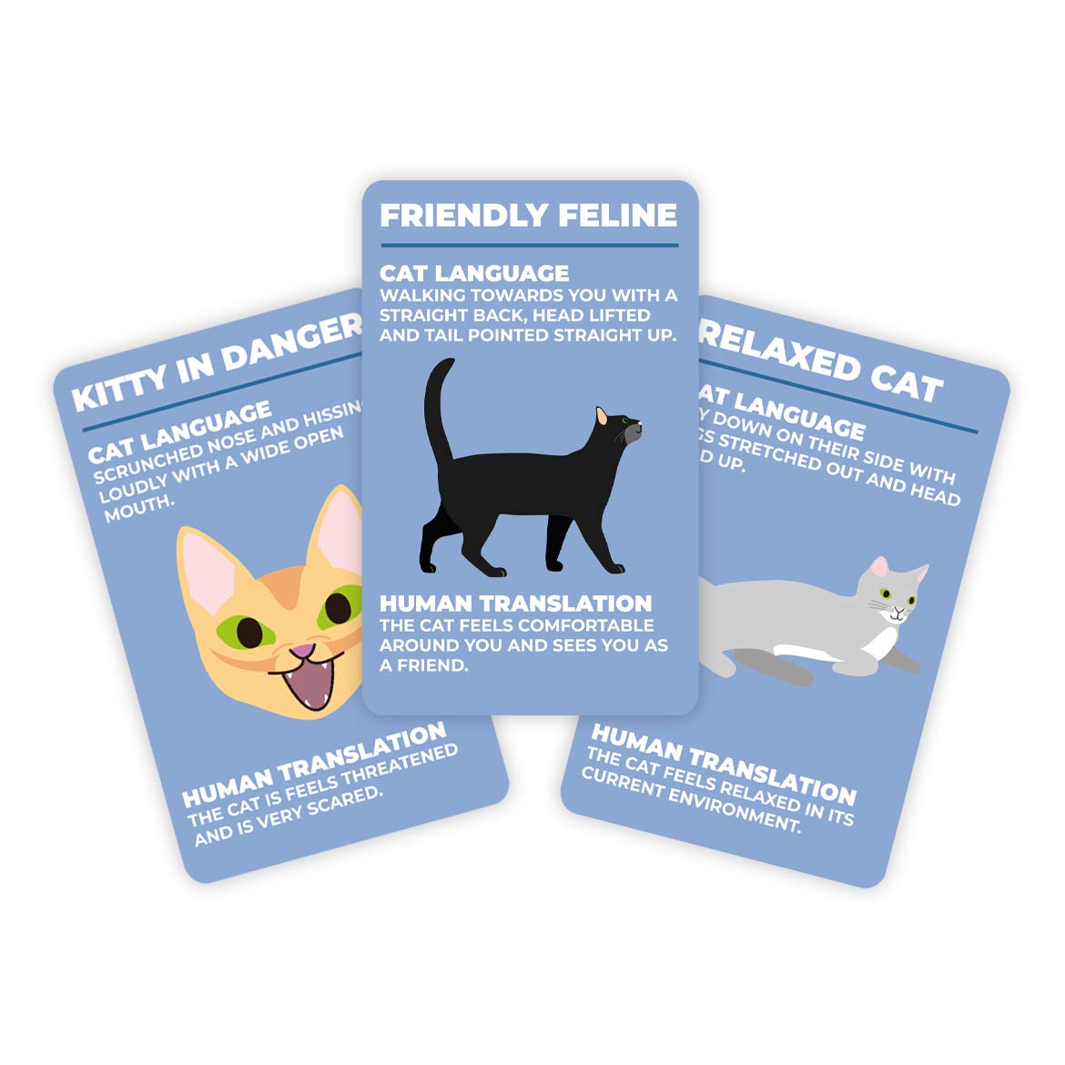 Gift Republic How To Speak Cat 100 Cards – Learn Your Cat’s Body Language