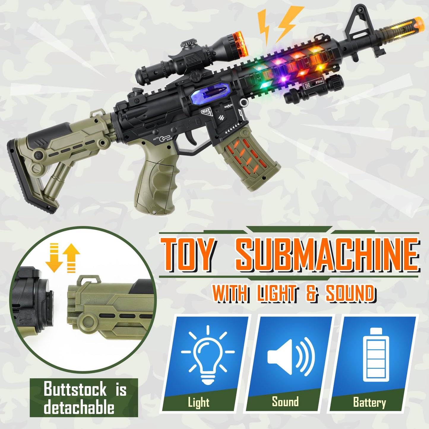 Giftinbox Army Costume for Boys – Deluxe 5-Piece Soldier Outfit & Accessories (3–13)