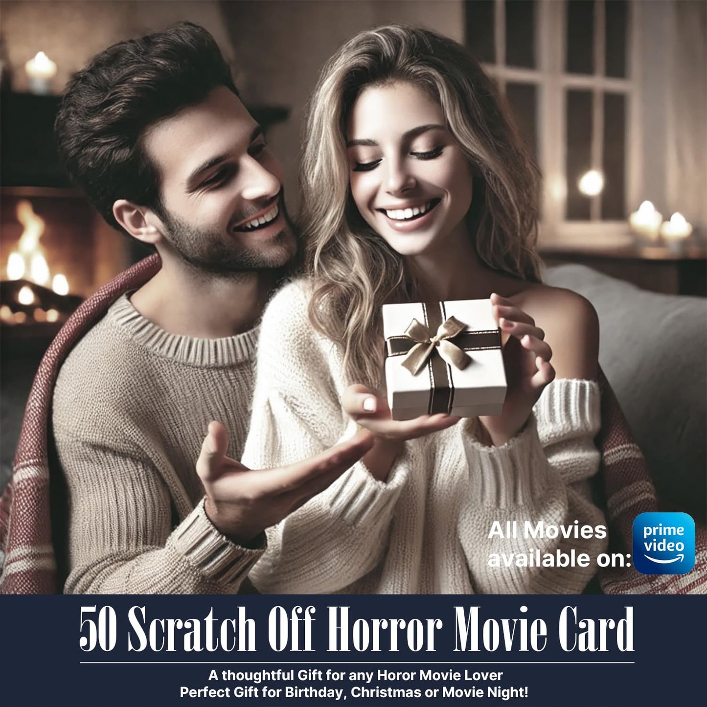 Horror Movies Scratch Off Cards | Premium Movie Night Gift – GIFTSFARM