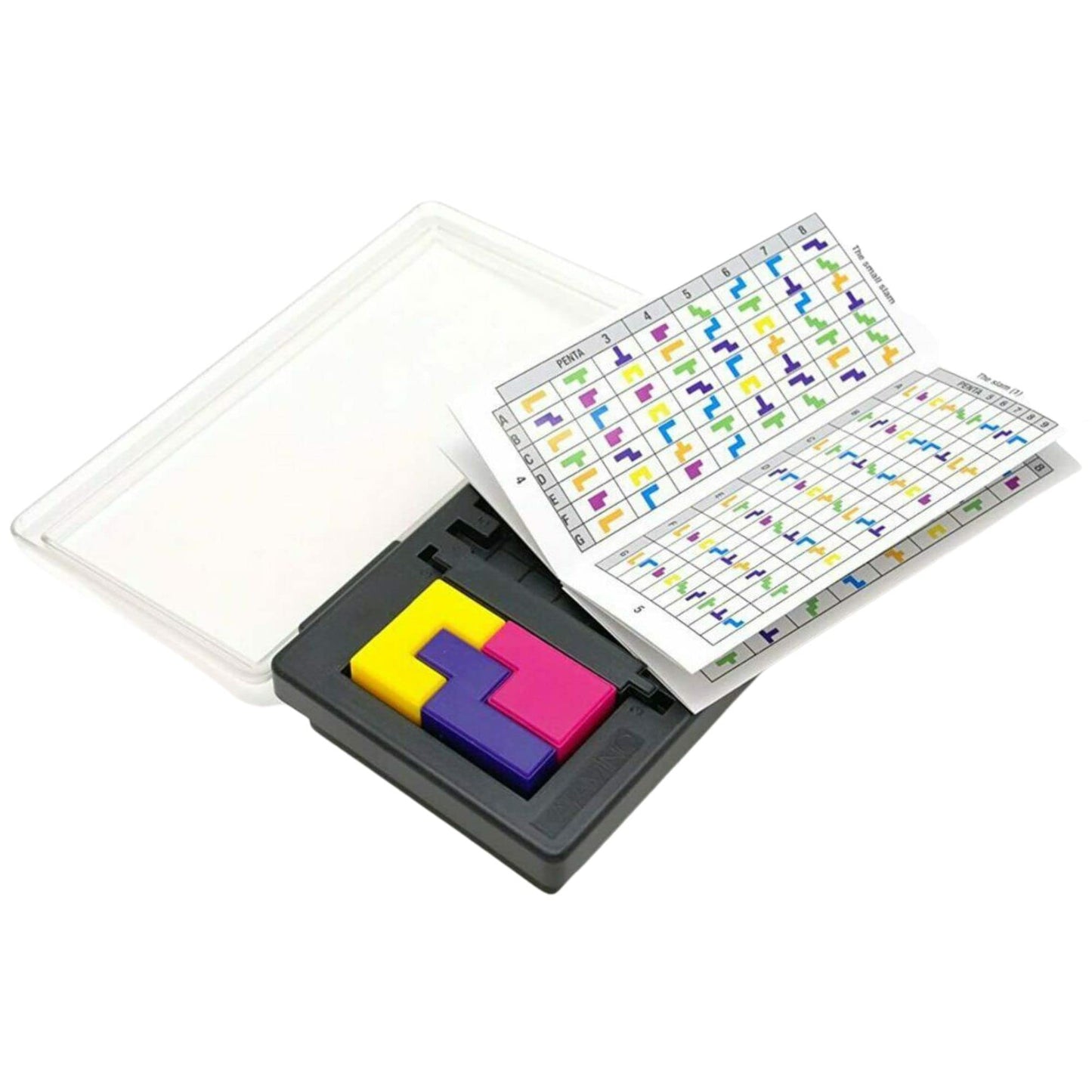 Gigamic Katamino Pocket – Travel-Size Puzzle Game with 500 Challenges