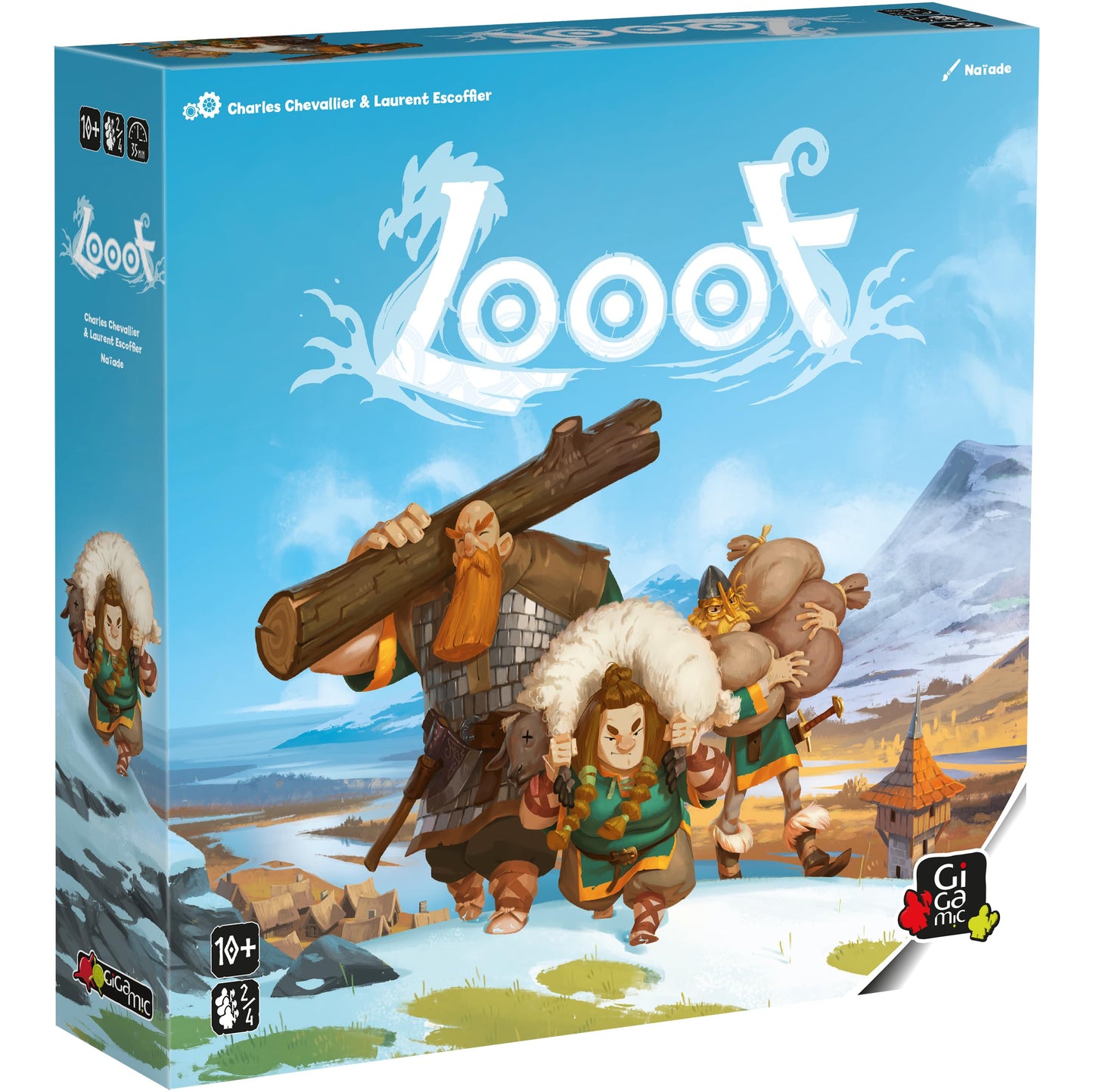 Looot by GIGAMIC — Viking Strategy Board Game for 2–4 Players (45 Minutes) | Kenner Spiel Nominee 2025