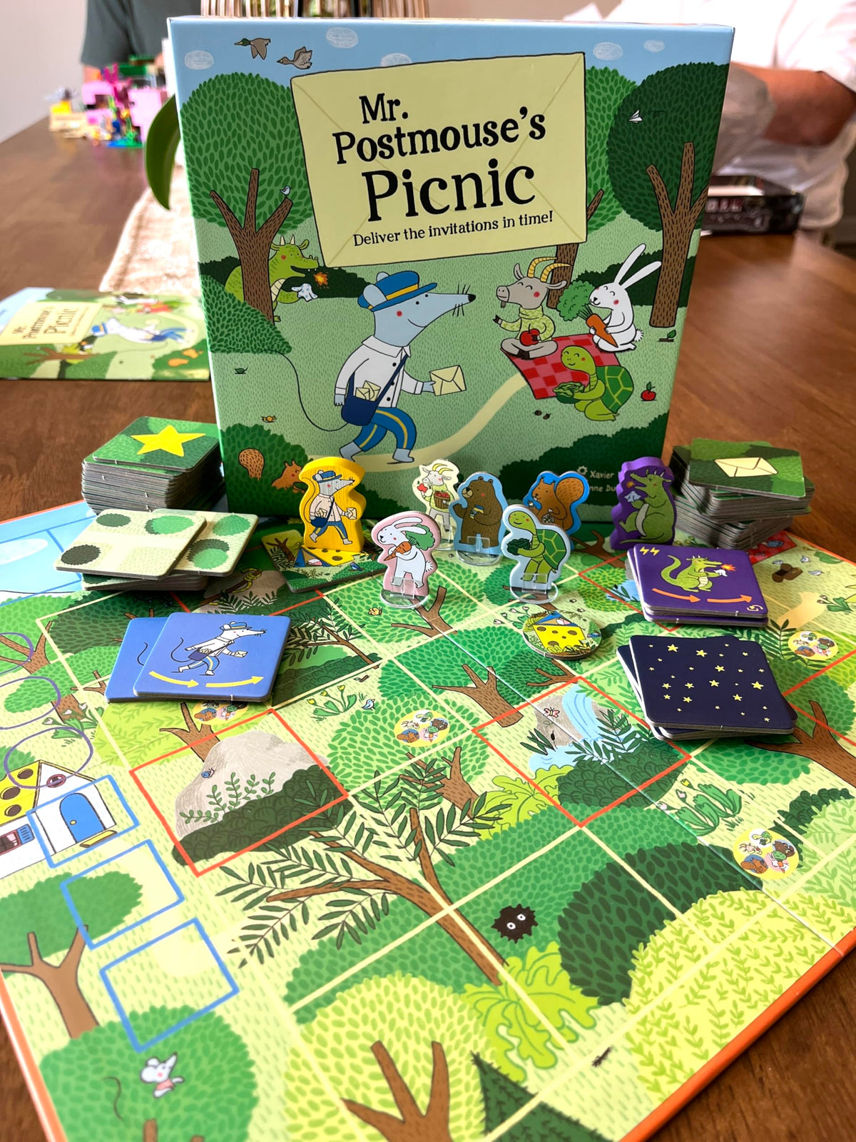 GIGAMIC Mr. Postmouse’s Picnic – Cooperative Kids Board Game for 1–4 Players (30 Min)