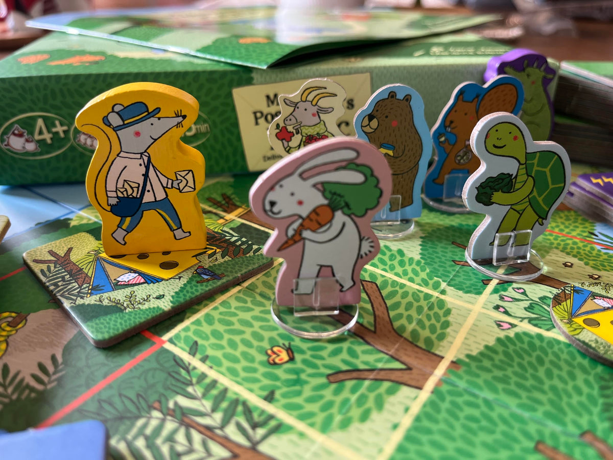 GIGAMIC Mr. Postmouse’s Picnic – Cooperative Kids Board Game for 1–4 Players (30 Min)