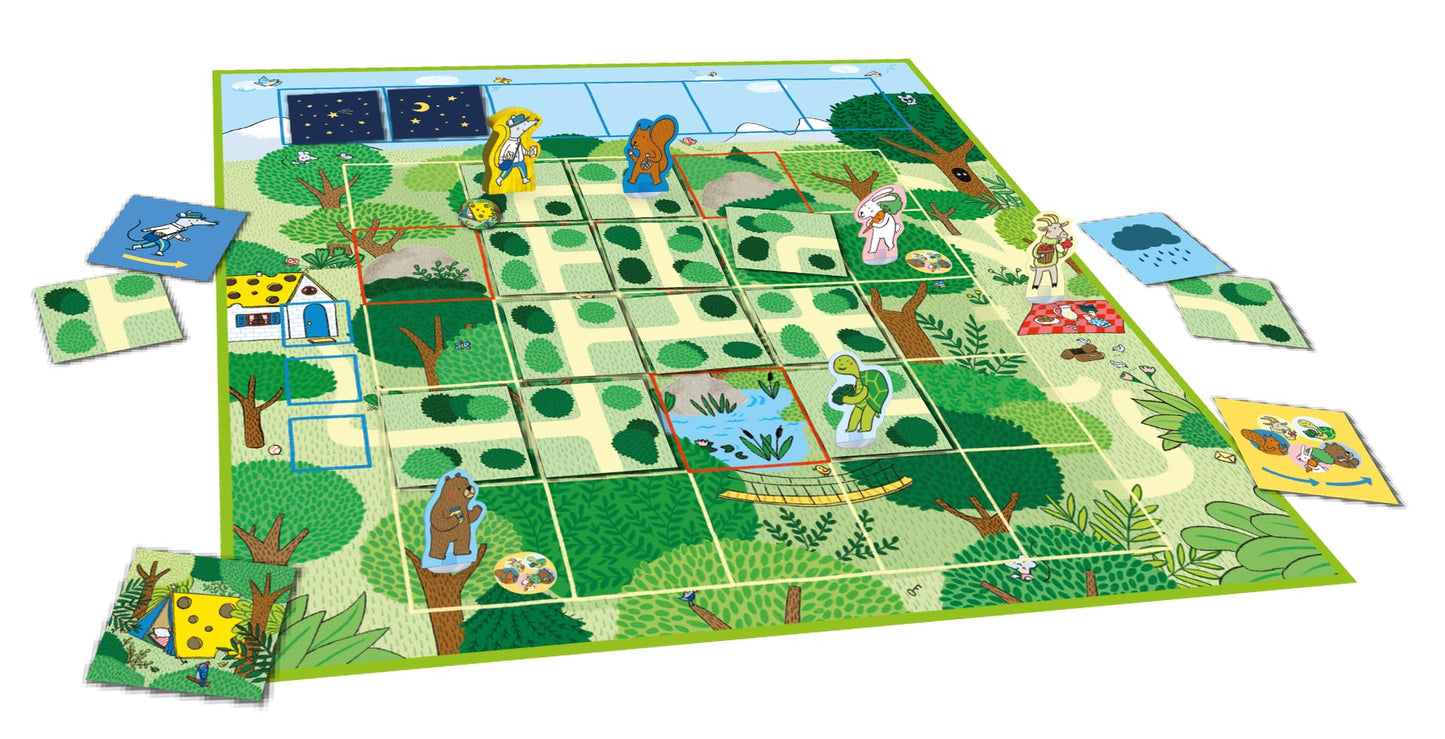 GIGAMIC Mr. Postmouse’s Picnic – Cooperative Kids Board Game for 1–4 Players (30 Min)