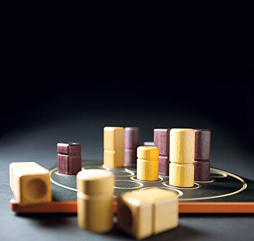 GIGAMIC Quarto Mensa Select Winner — Wooden Abstract Strategy Game for 2 Players
