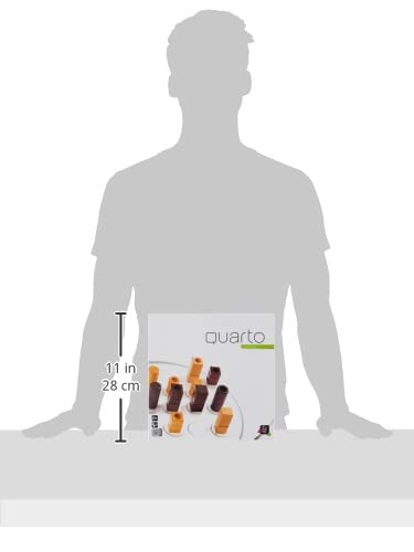 GIGAMIC Quarto Mensa Select Winner — Wooden Abstract Strategy Game for 2 Players