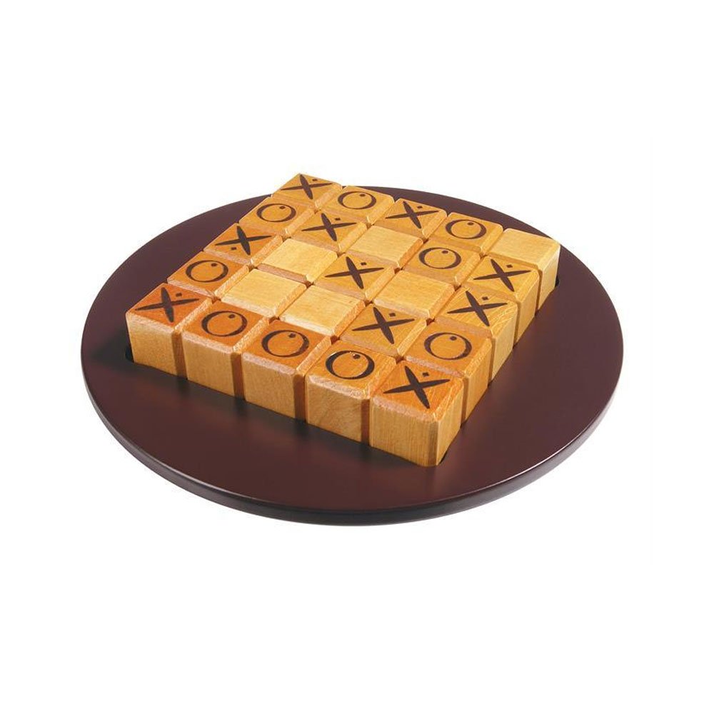 Quixo by GIGAMIC — Wooden Abstract Strategy Board Game for 2–4 Players | 15 Min