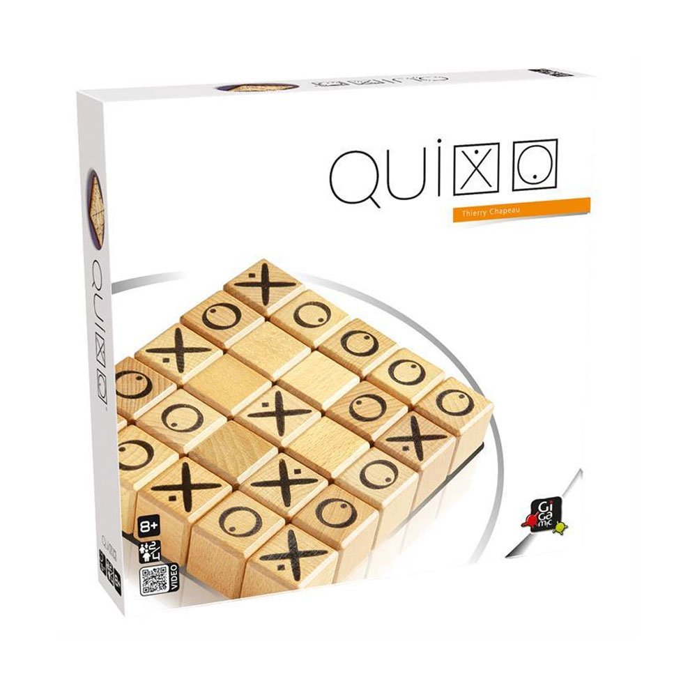 Quixo by GIGAMIC — Wooden Abstract Strategy Board Game for 2–4 Players | 15 Min