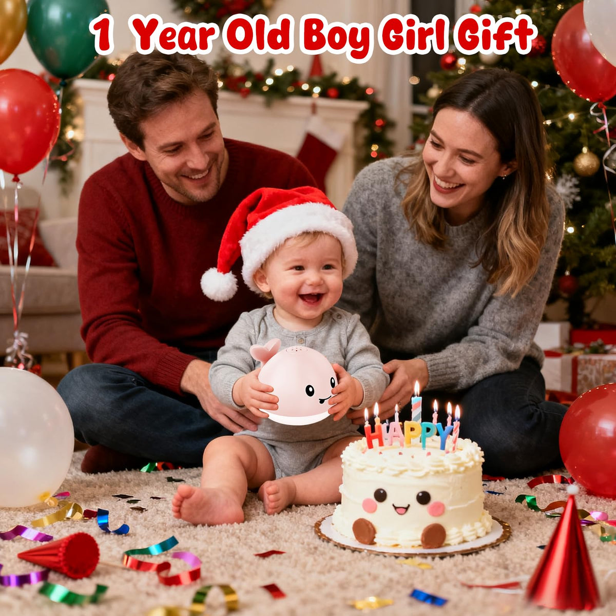 Gigilli Baby Bath Toys – Light-Up Whale Sprinkler for Ages 1-3 (Rechargeable)