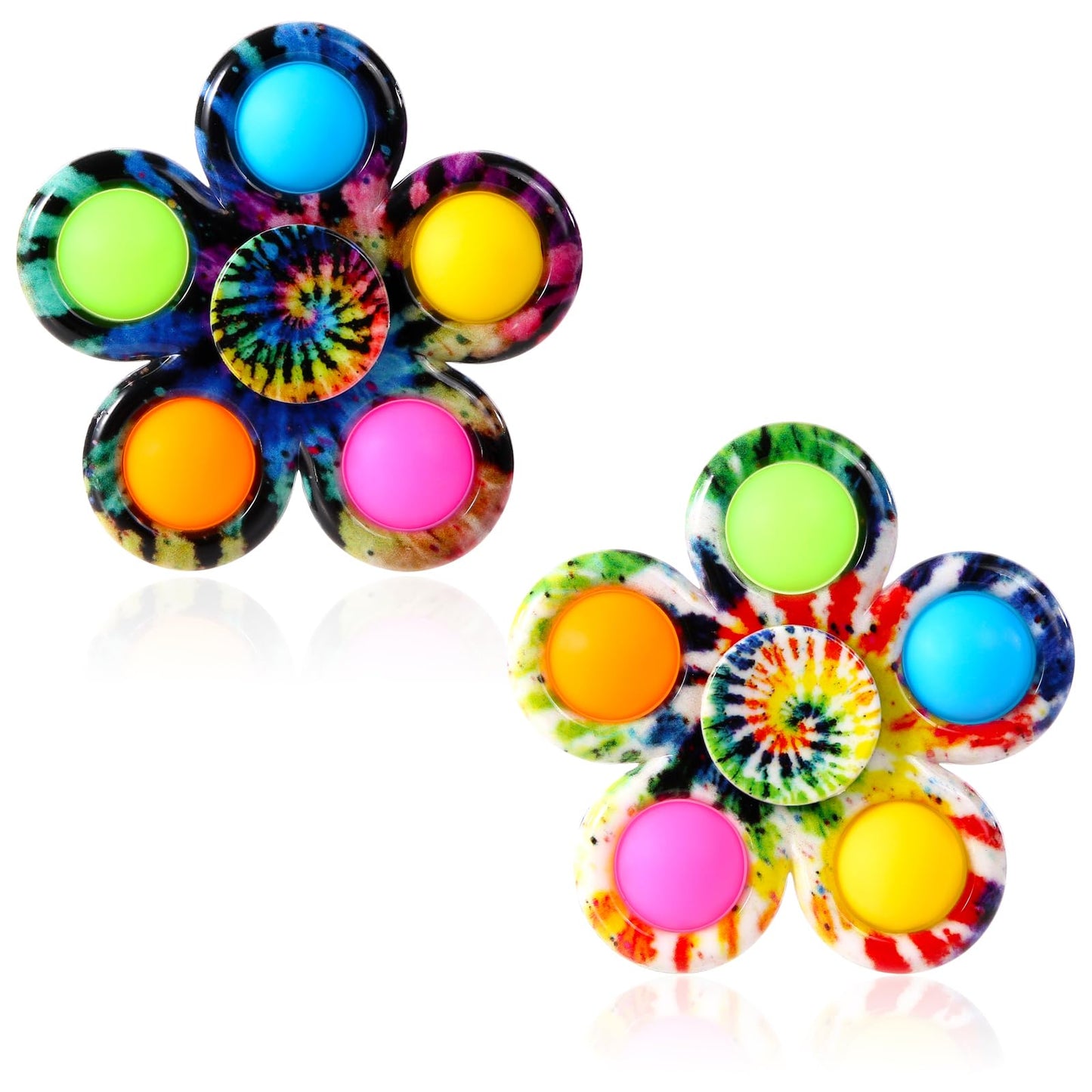 Gigilli Fidget Spinners Pop Pack – 2 Pack Sensory Toys for Kids 4-12, ADHD & Autism Friendly