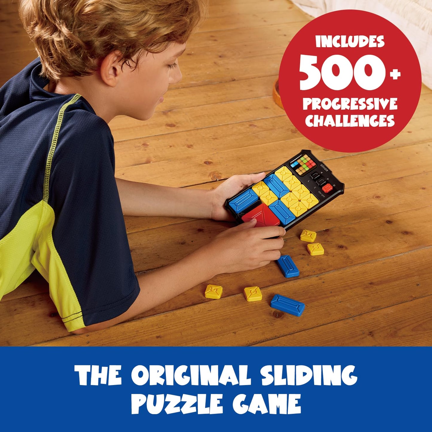 GiiKER Super Slide Puzzle – 500+ Challenges Brain Teaser for Kids, Teens & Travel