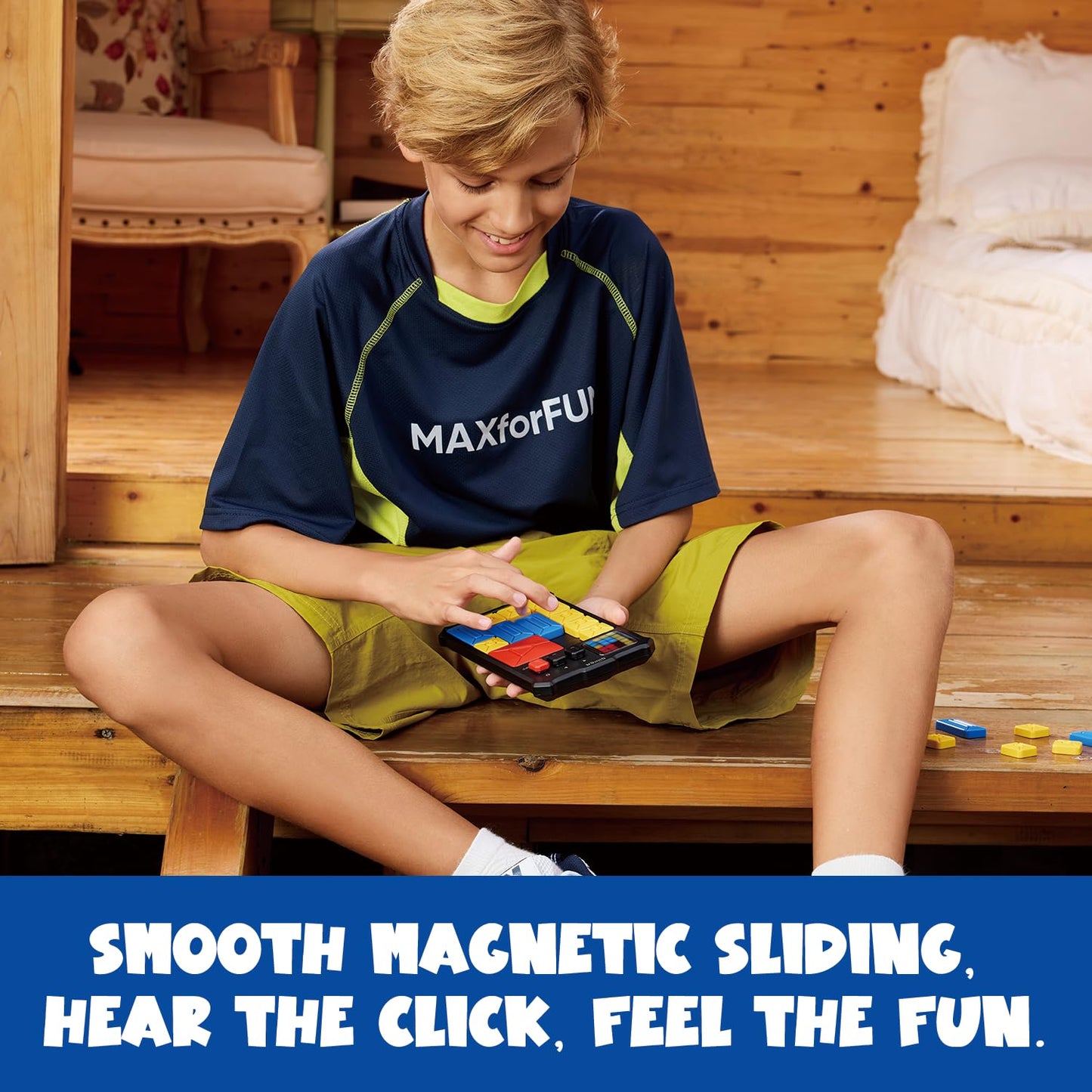 GiiKER Super Slide Puzzle – 500+ Challenges Brain Teaser for Kids, Teens & Travel