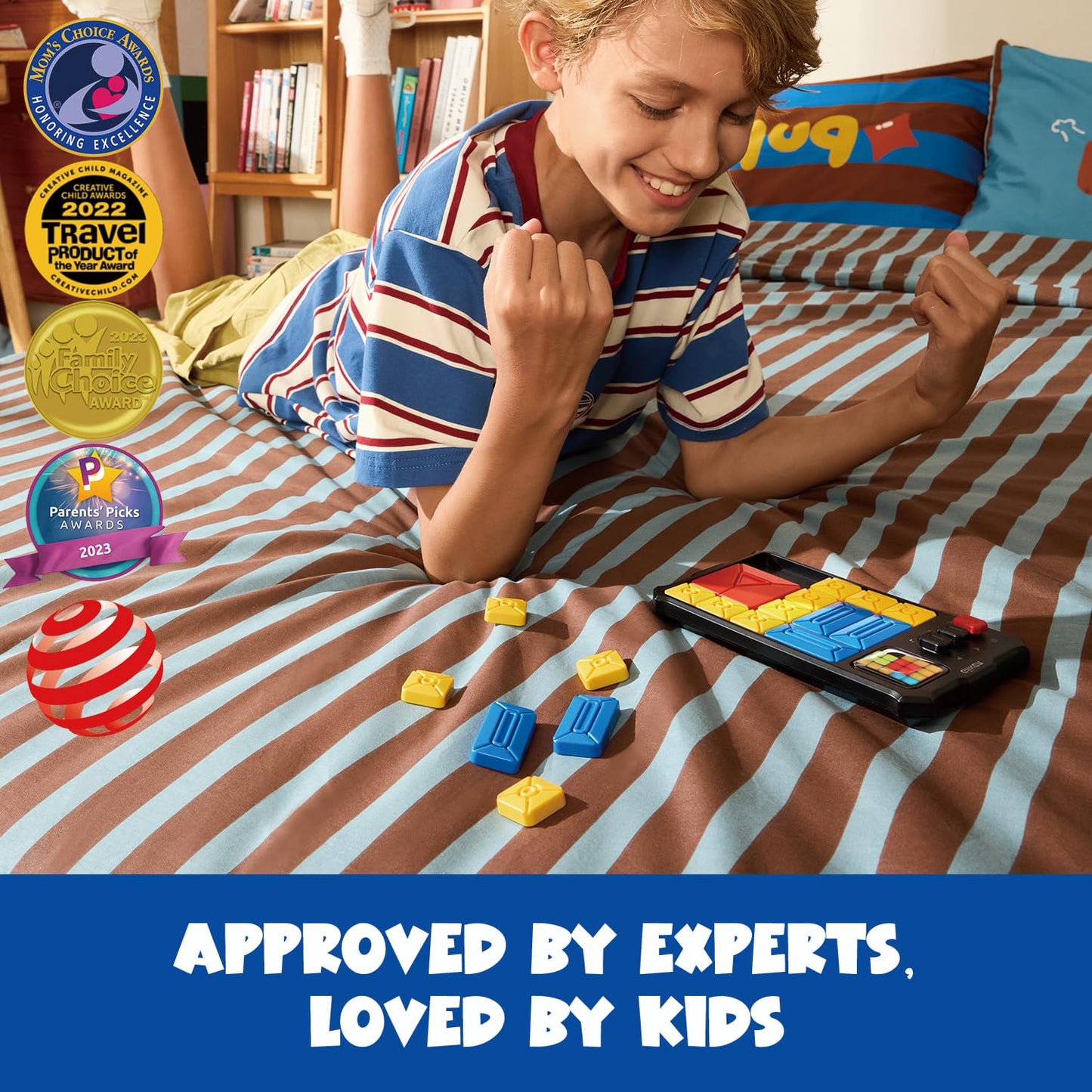 GiiKER Super Slide Puzzle – 500+ Challenges Brain Teaser for Kids, Teens & Travel