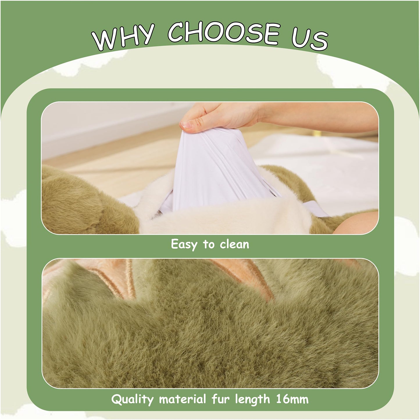 GILFWM Weighted Dinosaur Plush – 26.8 inch Pillow, 5 lb, Washable