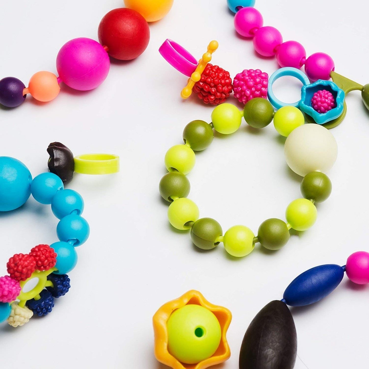 GILI Pop Beads Jewelry Making Kit for Kids 4-8 | 500pcs Snap Beads Craft Set