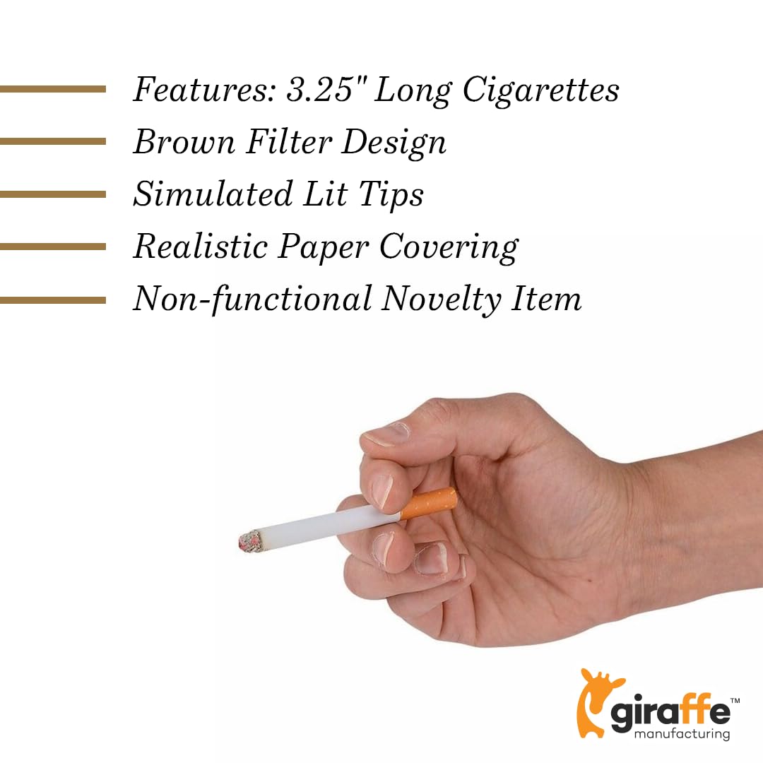 Giraffe Manufacturing Fake Puff Cigarettes Prop - 1920s Roaring 20s Costume Accessory for Women, Movies & Parties