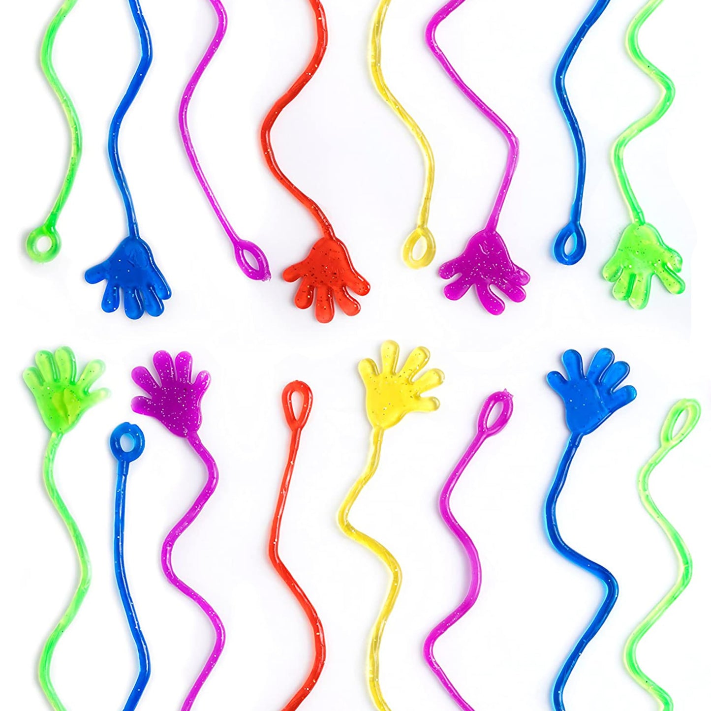 Giraffe Manufacturing 75 Pcs Bulk Sticky Hands for Kids – Slappy Hands Slap Toys for Party Favors & Goodie Bags