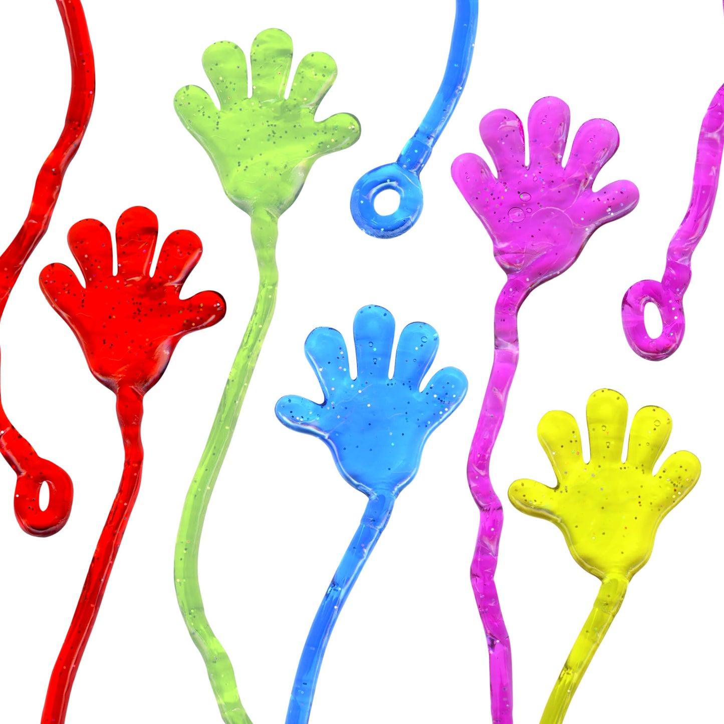 Giraffe Manufacturing 75 Pcs Bulk Sticky Hands for Kids – Slappy Hands Slap Toys for Party Favors & Goodie Bags