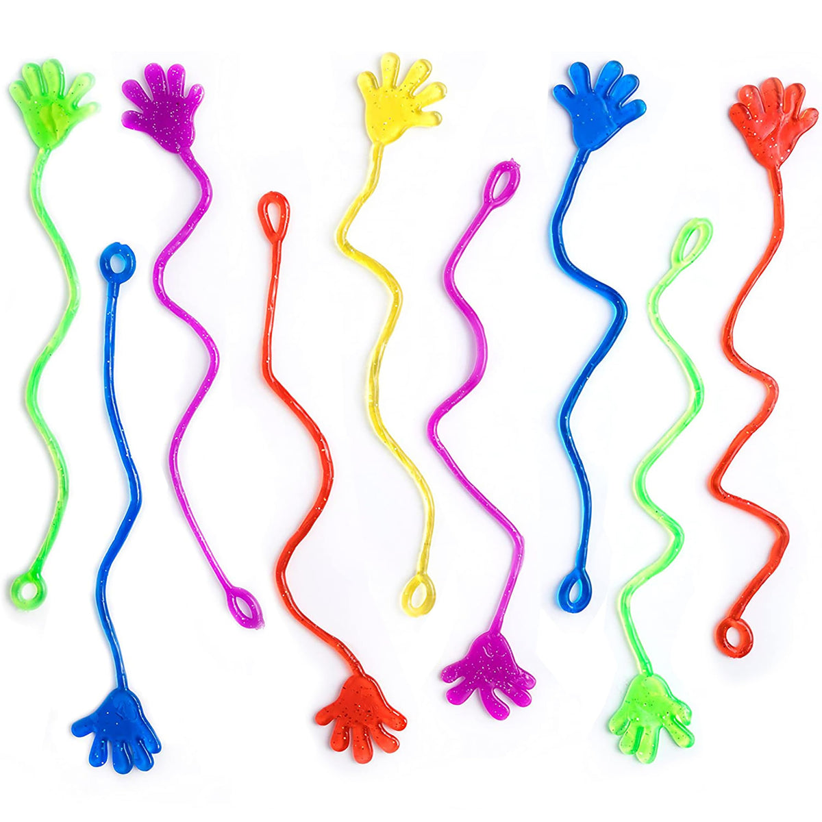 Giraffe Manufacturing 75 Pcs Bulk Sticky Hands for Kids – Slappy Hands Slap Toys for Party Favors & Goodie Bags