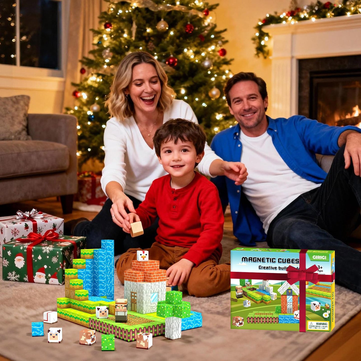 Girigi Magnetic Blocks – Creative STEM Toy Set for Kids 3-13
