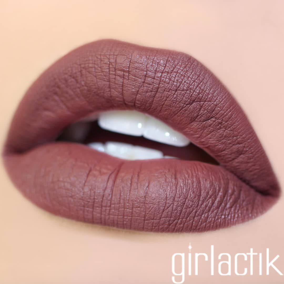 Girlactik Allure Long Lasting Matte Lip Paint – 7.5 ml | Smooth, Pigmented, Lightweight