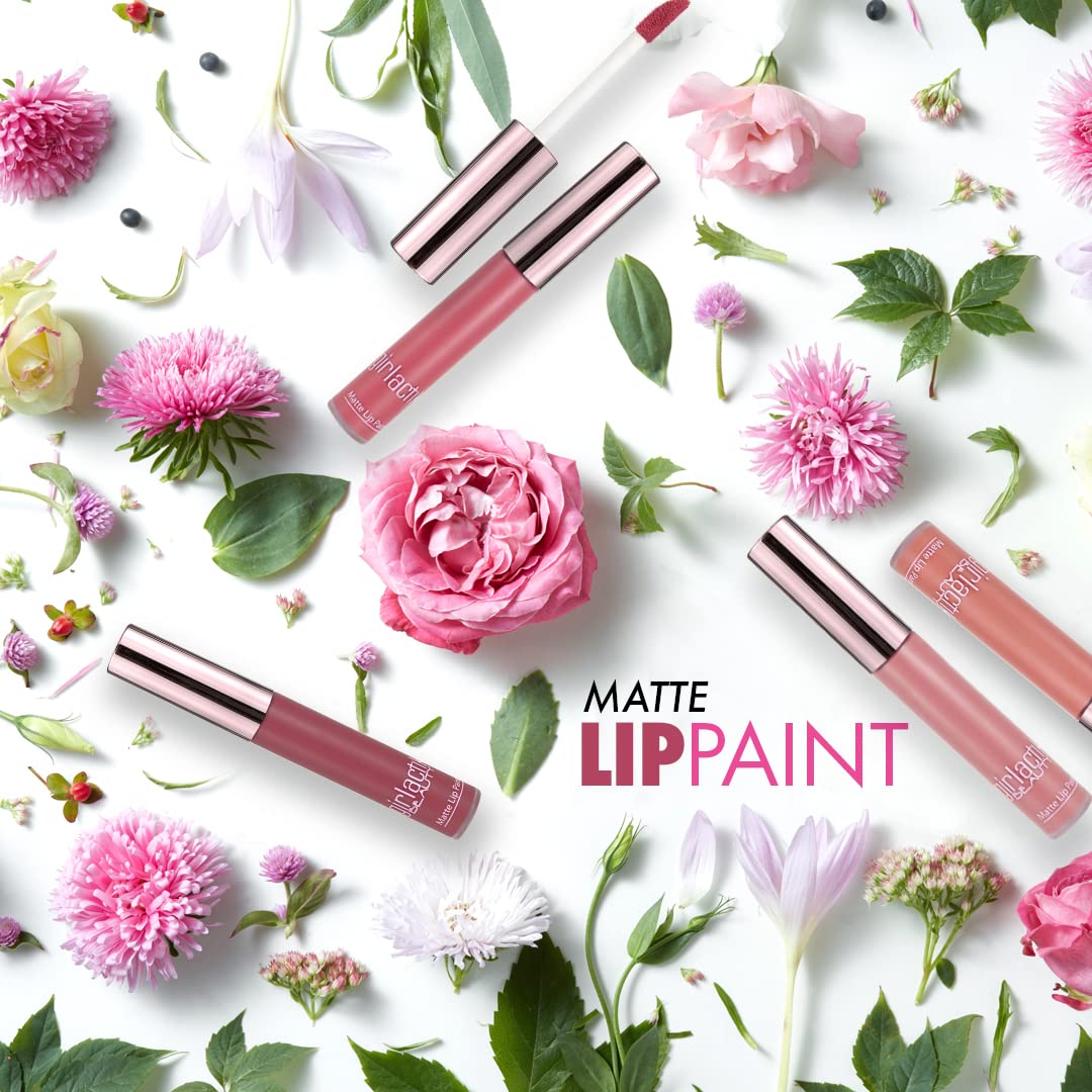 Girlactik Allure Long Lasting Matte Lip Paint – Rosy Pink Lip Color (7.5 ml)