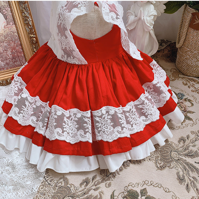 Girls' Birthday Party Dress, Children's Princess Dress
