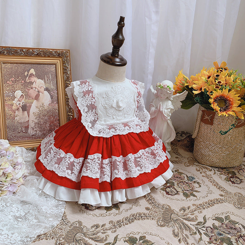 Girls' Birthday Party Dress, Children's Princess Dress