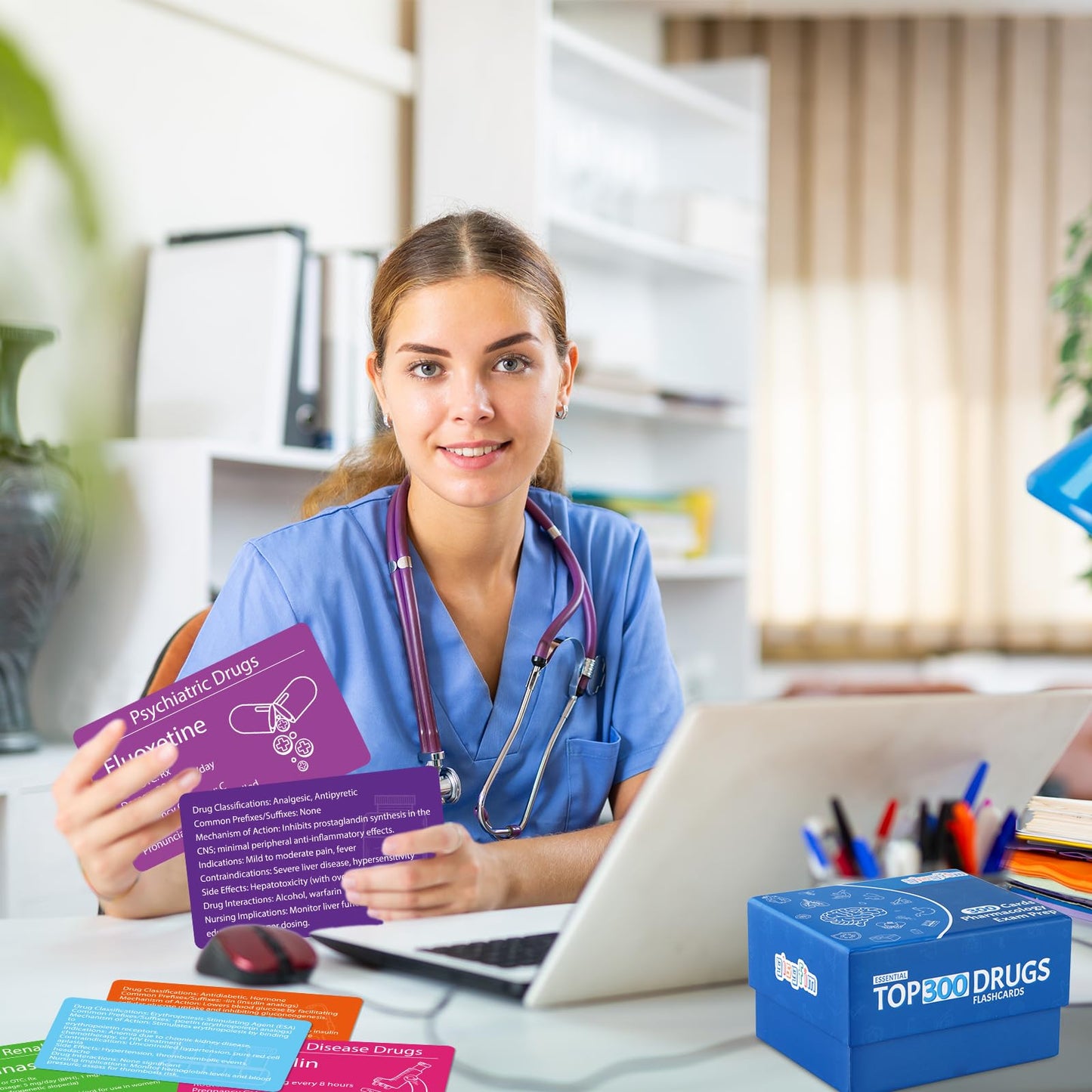 gisgfim Top 300 Drugs Flashcards – Pharmacology Essentials for Nursing & Pharmacy Students