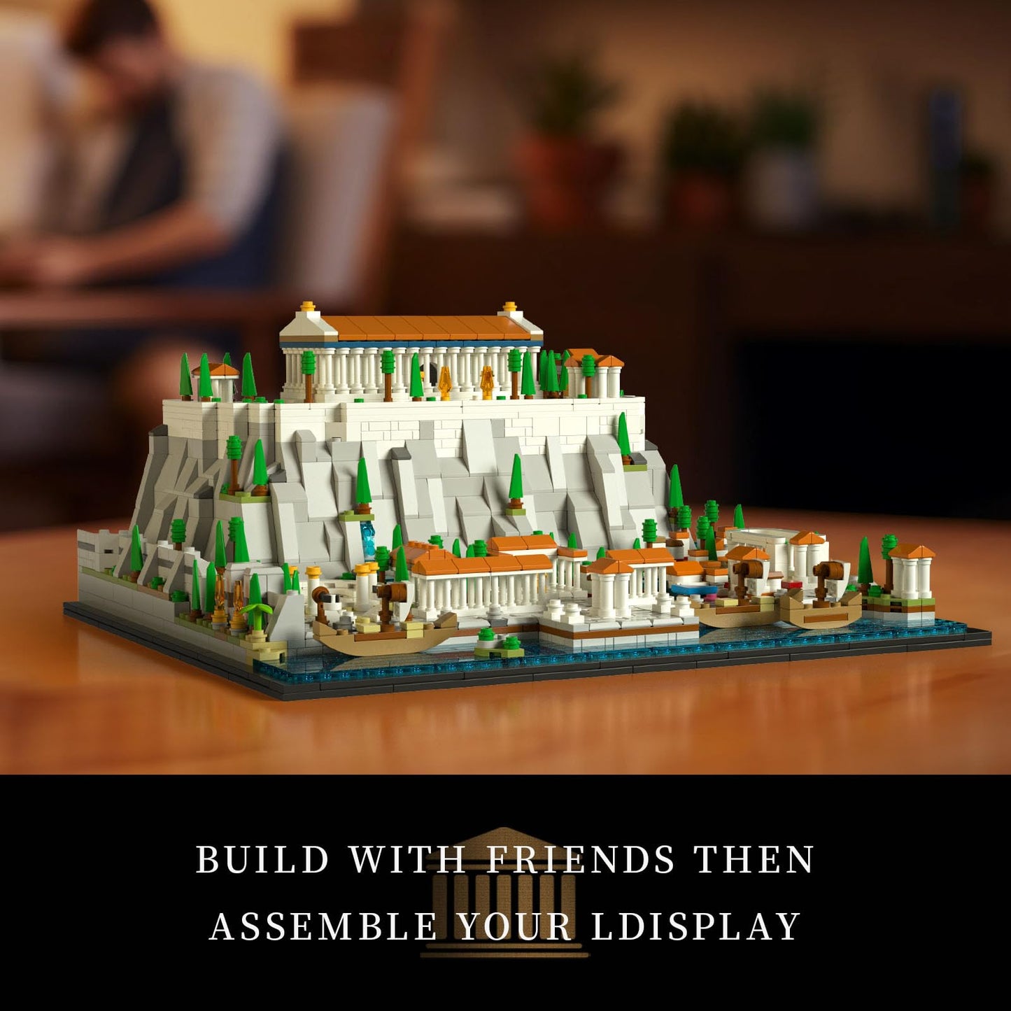 Givenni Architecture: The Acropolis in Athens Building Set – Adult Collectible Model