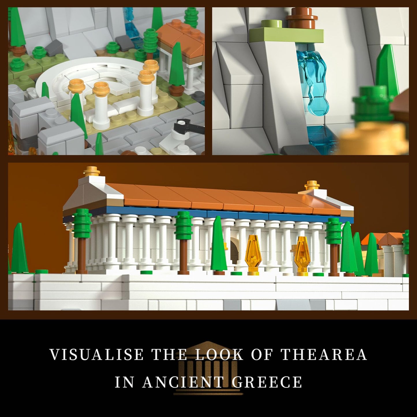 Givenni Architecture: The Acropolis in Athens Building Set – Adult Collectible Model