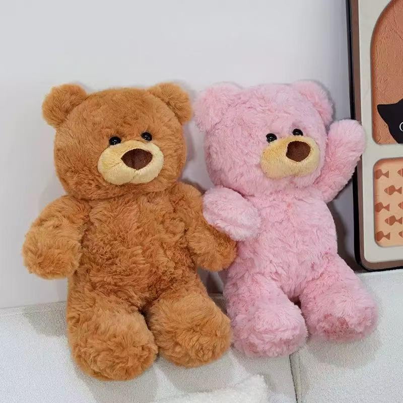Gjlzfwbx Teddy Bear Plush Toy 10-Inch (Brown) – Soft Stuffed Animal Gift for Kids