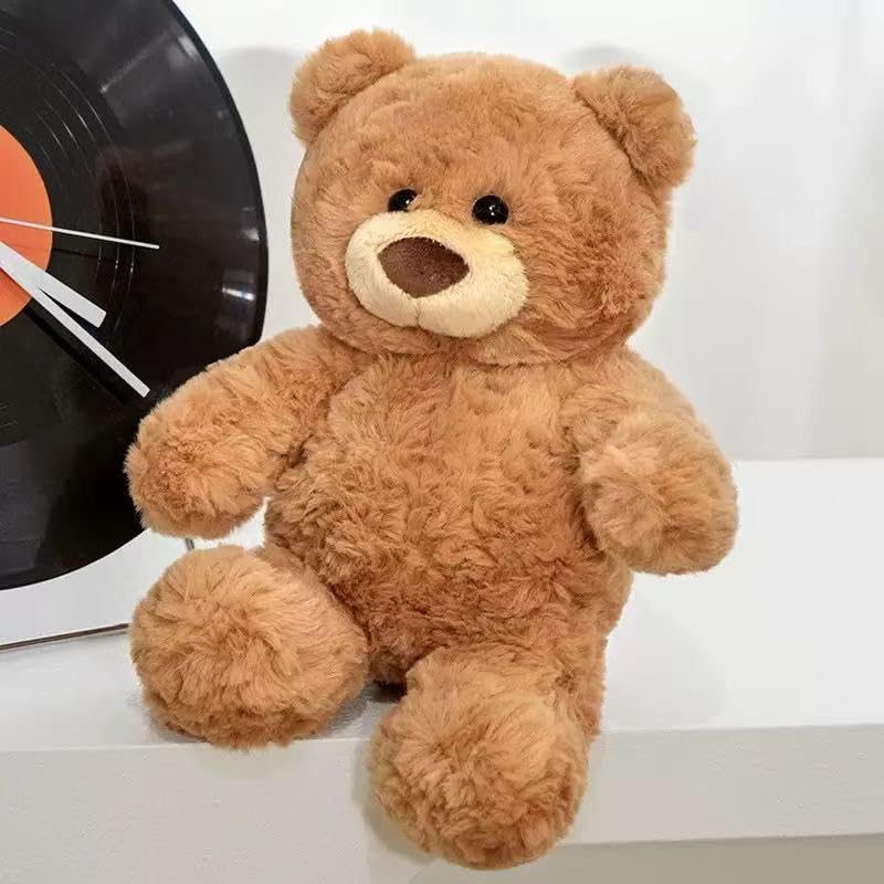 Gjlzfwbx Teddy Bear Plush Toy 10-Inch (Brown) – Soft Stuffed Animal Gift for Kids