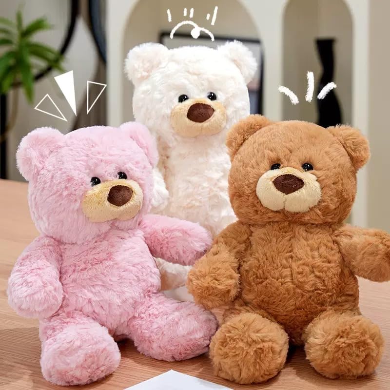 Gjlzfwbx Teddy Bear Plush Toy 10-Inch (Brown) – Soft Stuffed Animal Gift for Kids