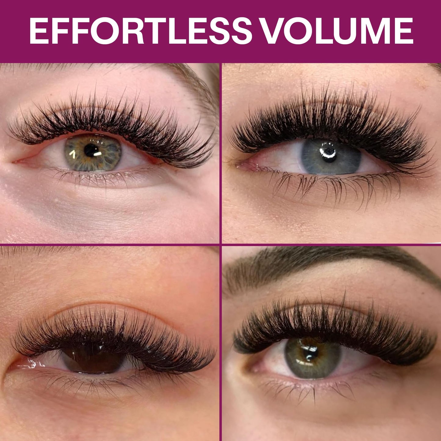 Glamgaze GLAMGAZE 800 Promade Fans – 8-15mm Mixed Lengths, 5D–16D, C/CC/D Curl, 0.05–0.07mm
