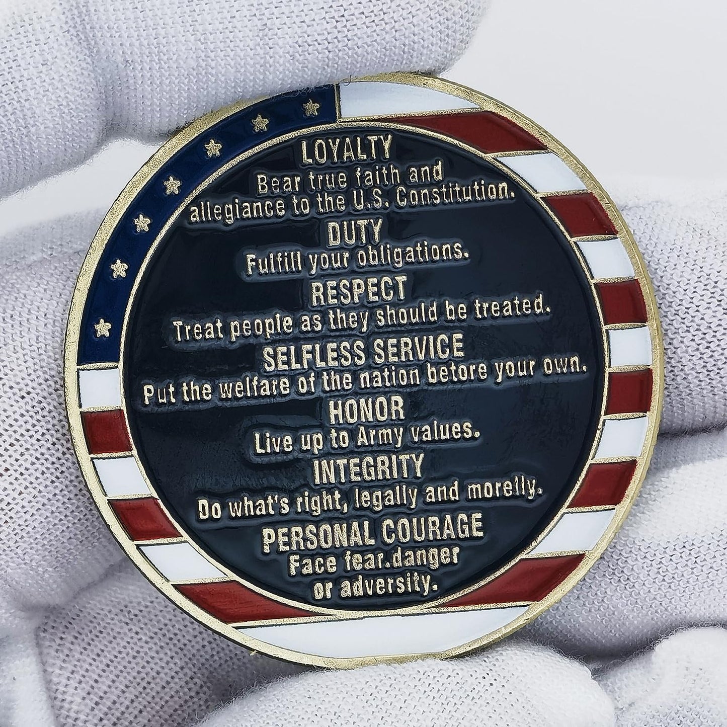 Glamtune US Army Core Values Challenge Coin – Premium Military Gift